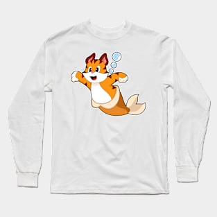 Tiger Mermaid Long Sleeve T-Shirt